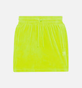 Jeremy Scott Velour Skirt Womens Skirt (Yellow)