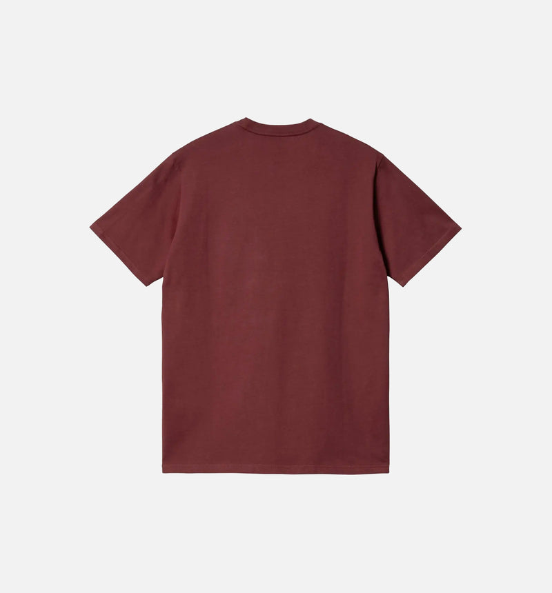 University Tee Mens Short Sleeve Shirt - Red