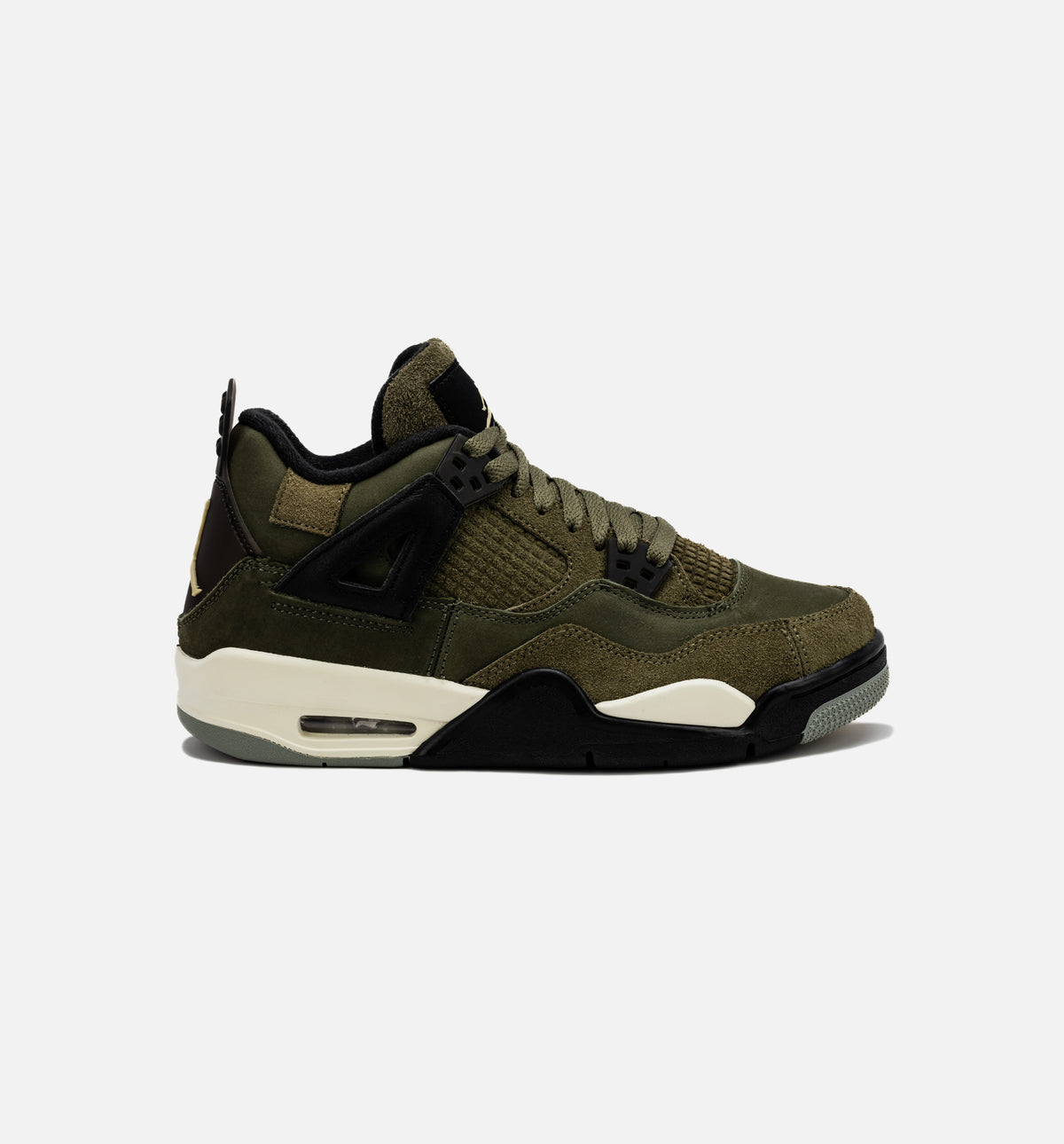 Jordan FB9928-200 Air Jordan 4 Retro Craft Olive Grade School 