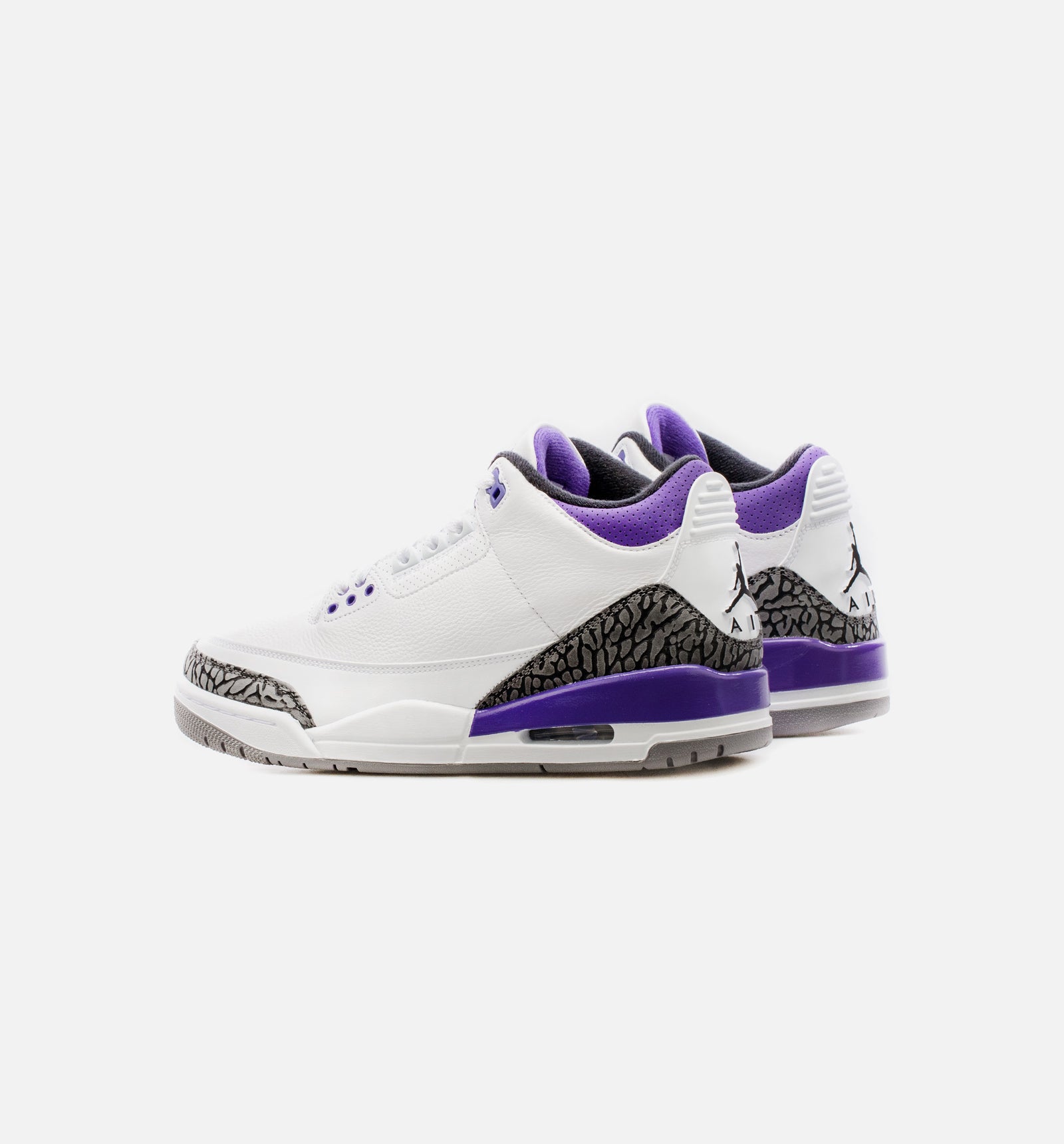 Jordan CT8532 105 Air Jordan 3 Retro Dark Iris Mens Lifestyle Shoe White Purple Free S ShopNiceKicks