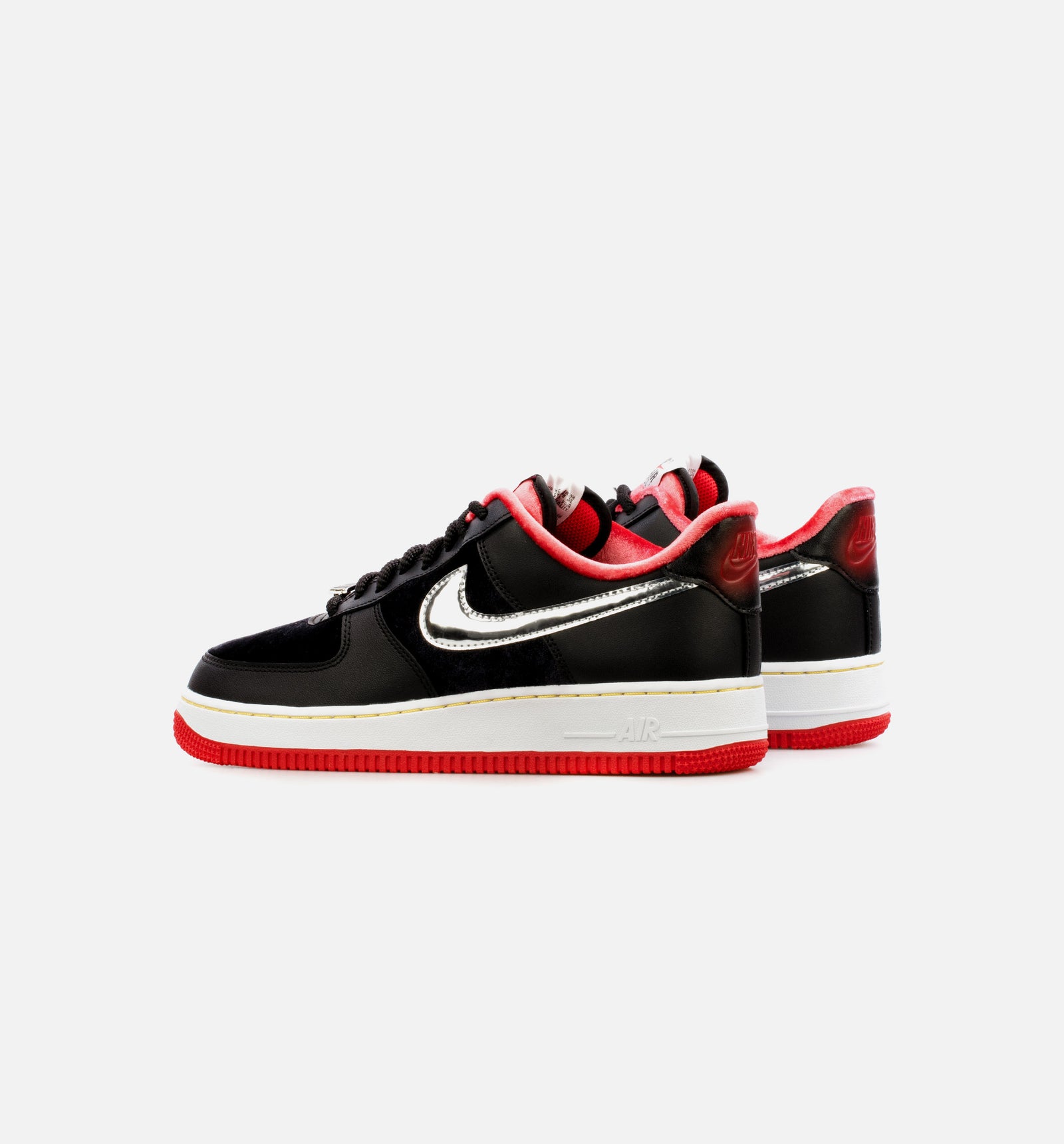 Nike red and black air force hotsell