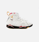 Air Jordan 7 Retro Cardinal Infant Toddler Lifestyle Shoe - White/Red