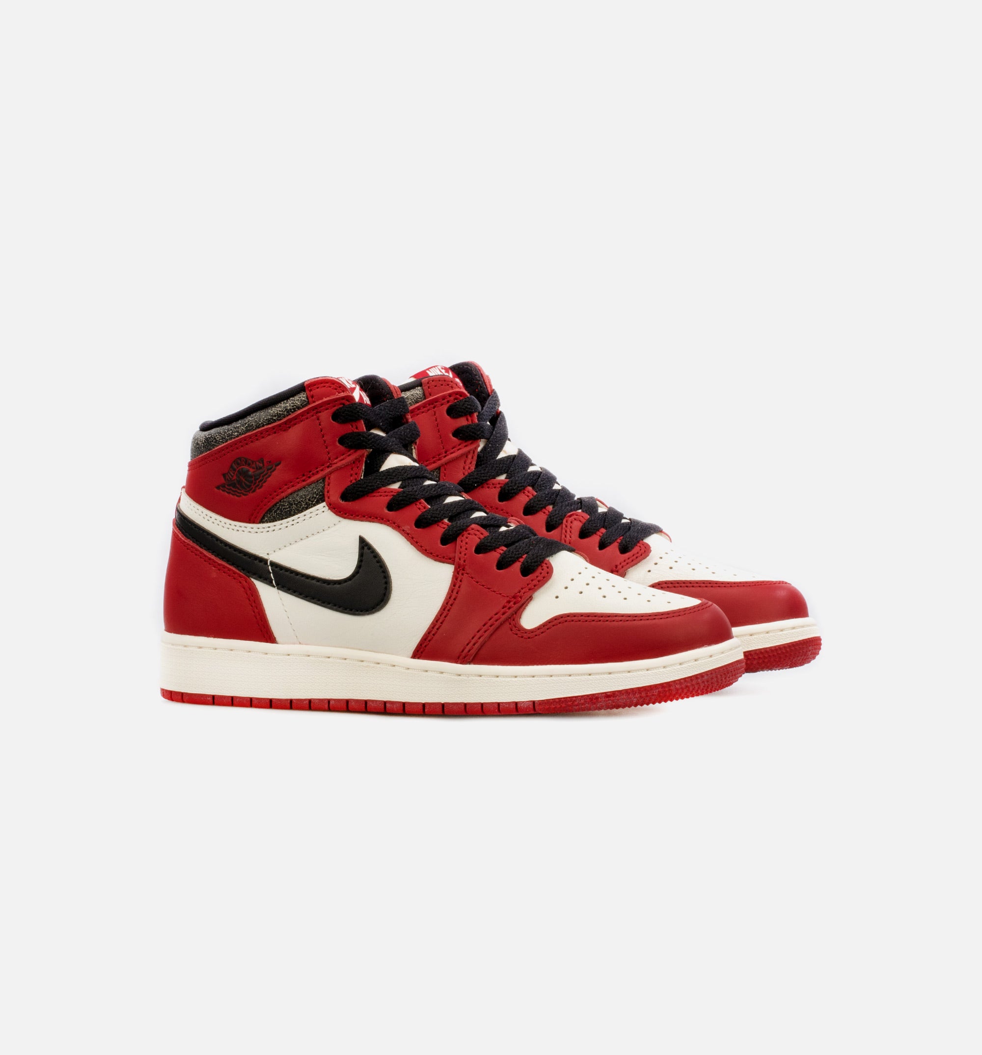 Red and black air jordan 1 grade school online