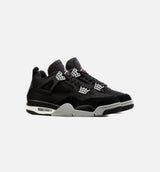 Air Jordan 4  Retro Black Canvas Mens Lifestyle Shoe - Black Limit One Per Customer