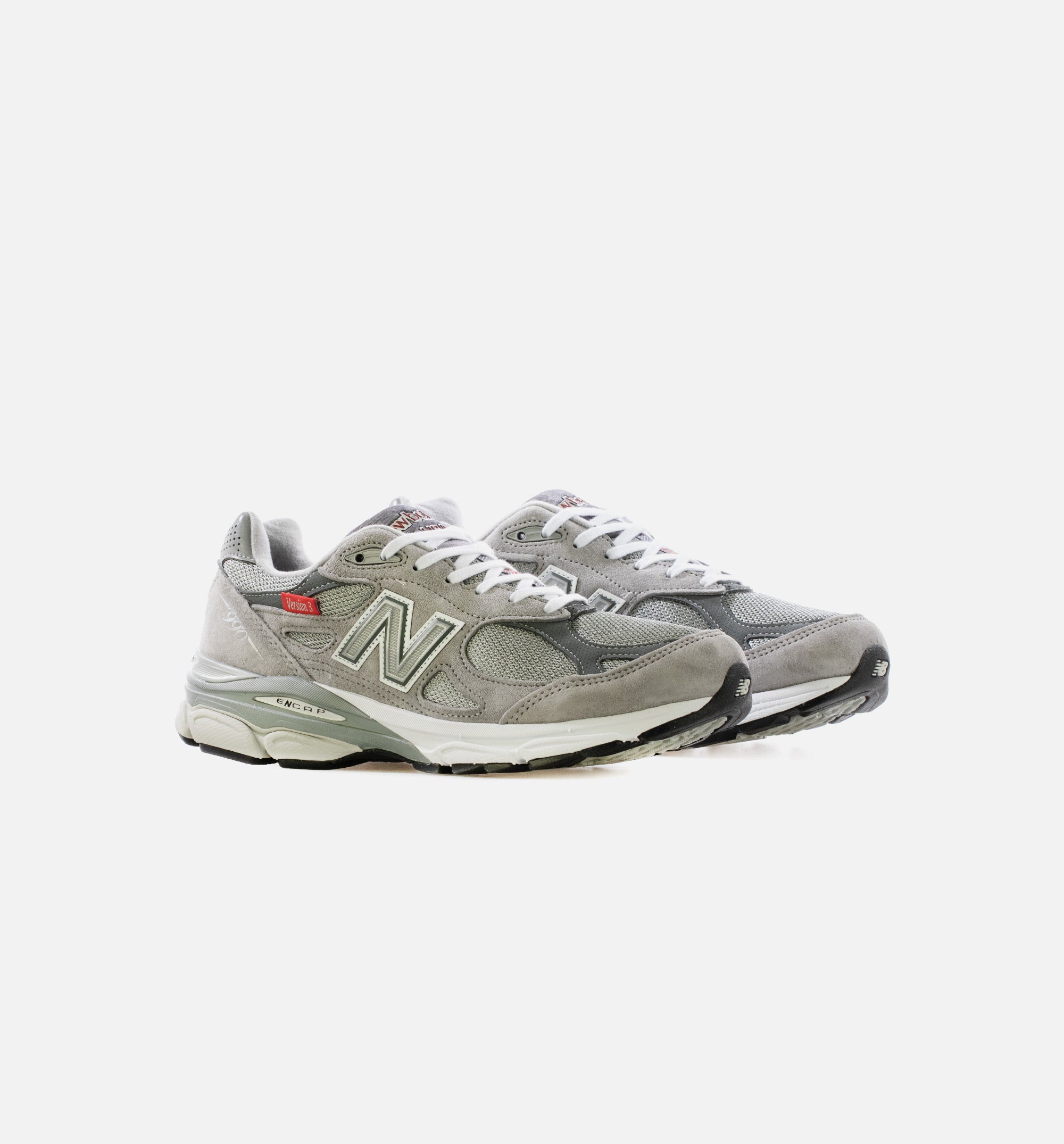 New Balance M990VS3 Made in USA 990v3 Mens Running Shoe - Grey/White/Red â ShopNiceKicks.com