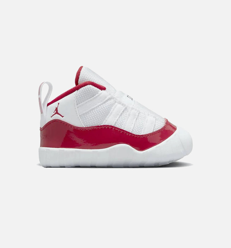 Air Jordan 11 Retro Cherry Crib Lifestyle Shoe - Red/White