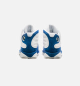 Air Jordan 13 Retro French Blue Grade School Lifestyle Shoe - White/Blue Free Shipping