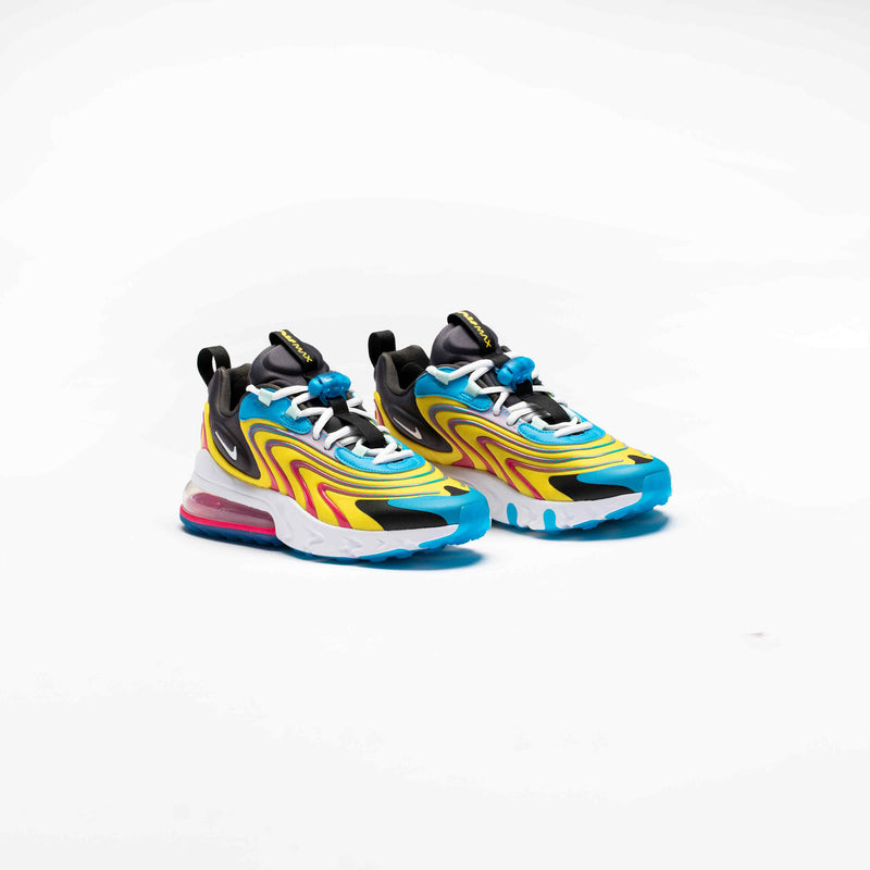 Air Max 270 React Eng Mens Shoe - Laser Blue/White/Anthracite
