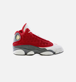 JORDAN 884129-600
 Air Jordan 13 Retro Flint Grade School Lifestyle Shoe - Red/White Image 0