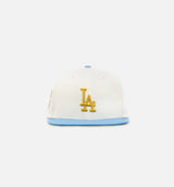 Los Angeles Dodgers 59Fifty Mens Fitted Hat - White/Blue
