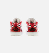 Air Jordan 1 Low Chicago Flip Womens Lifestyle Shoe - Red/Black Limit One Per Customer