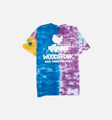 Nice Kicks X Woodstock Acid Short Sleeve T-Shirt - Tie-Dye/White