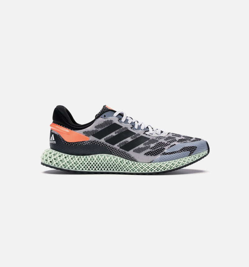 4D Run 1.0 Mens Running Shoe - Footwear White/Core Black/Signal Coral