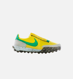 NIKE CT1983-701
 Waffle Racer Crater Womens Lifestyle Shoe - Yellow Strike/Photon Dust/Chambray Blue/Roma Green Image 0