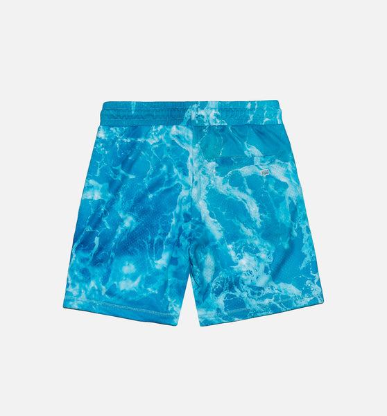 Nice Short Wave Nice Kicks Premium SU21-007-WAVE Monogram Wave Mesh Short Mens Short ...