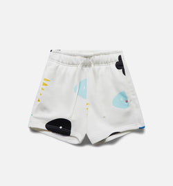 JORDAN DQ4609-133
 Artist Series by Mia Lee Flight Fleece Womens Shorts - White Image 0