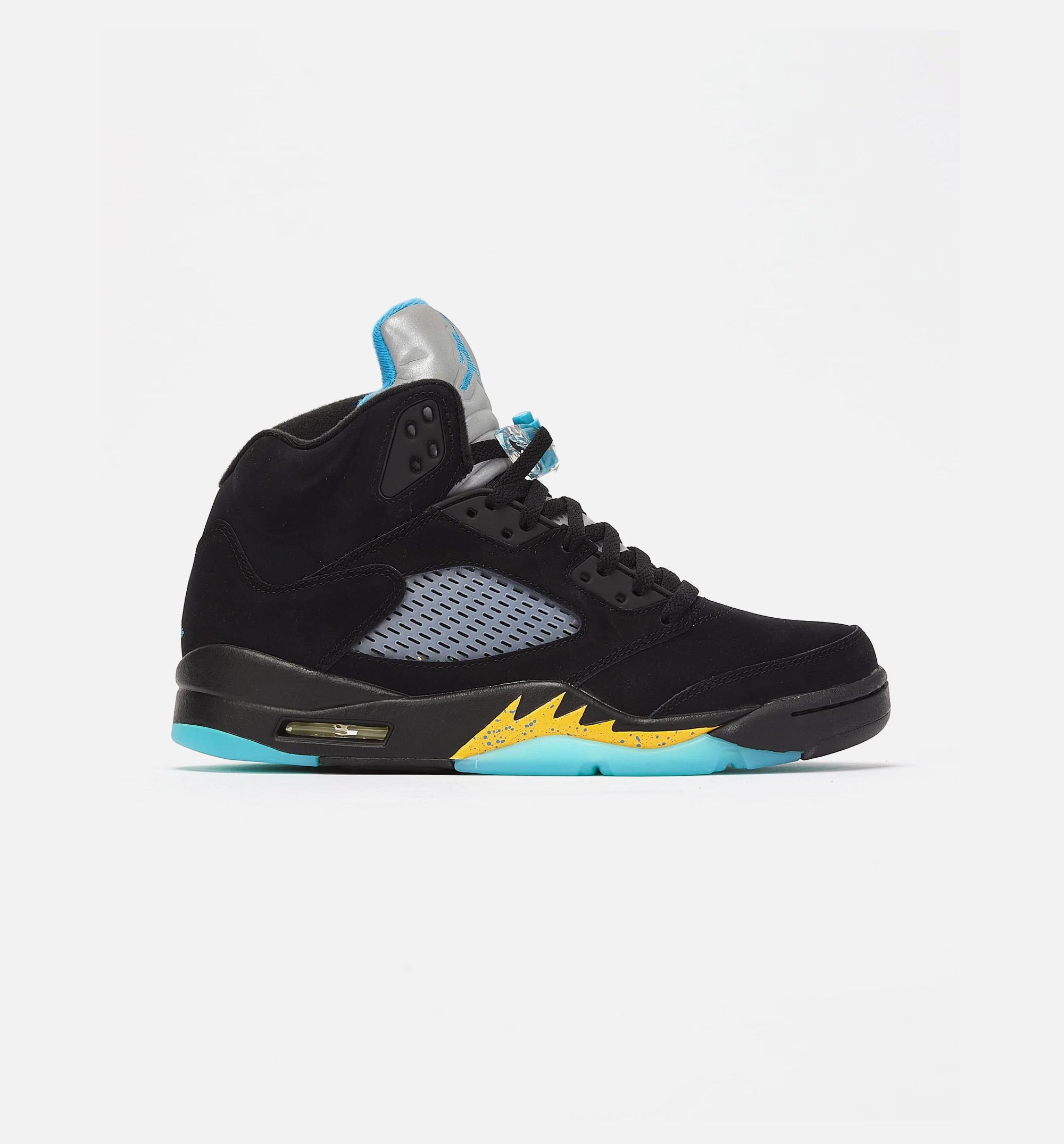 Air Jordan Retro Aqua Mens Lifestyle Shoe Black/Aqua Free Shipping