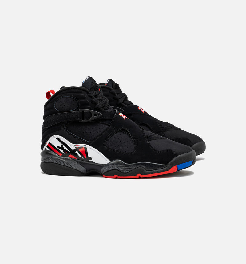 Air Jordan 8 Retro Playoffs Mens Lifestyle Shoe - Black