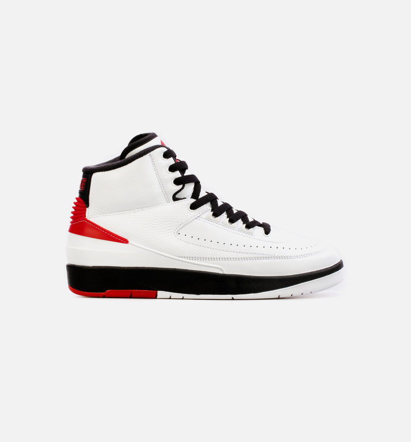 Air Jordan 2 Retro Chicago Mens Lifestyle Shoe - White/Red Free Shipping