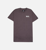 Nice Day Short Sleeve Mens T-Shirt - Muave/Purple
