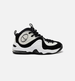 NIKE DZ2549-001
 Air Penny 2 Mens Basketball Shoe - Black/White Image 0