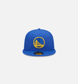 NEW ERA 60243508
 Golden State Warriors Pop Sweat 59fifty Fitted Hat Mens Hat - Blue Image 0