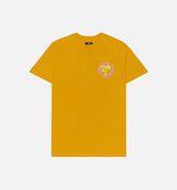 Free Under The Stars Short Sleeve Shirt Mens T-Shirt - Yellow