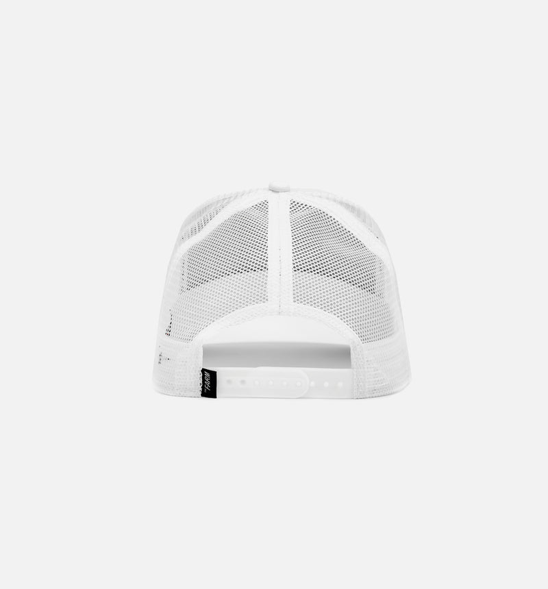 The Panther Trucker Mens Hat - White