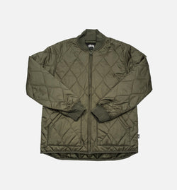 STUSSY 115272-OLV
 Stussy Quilted Military Mens Jacket - Olive Image 0