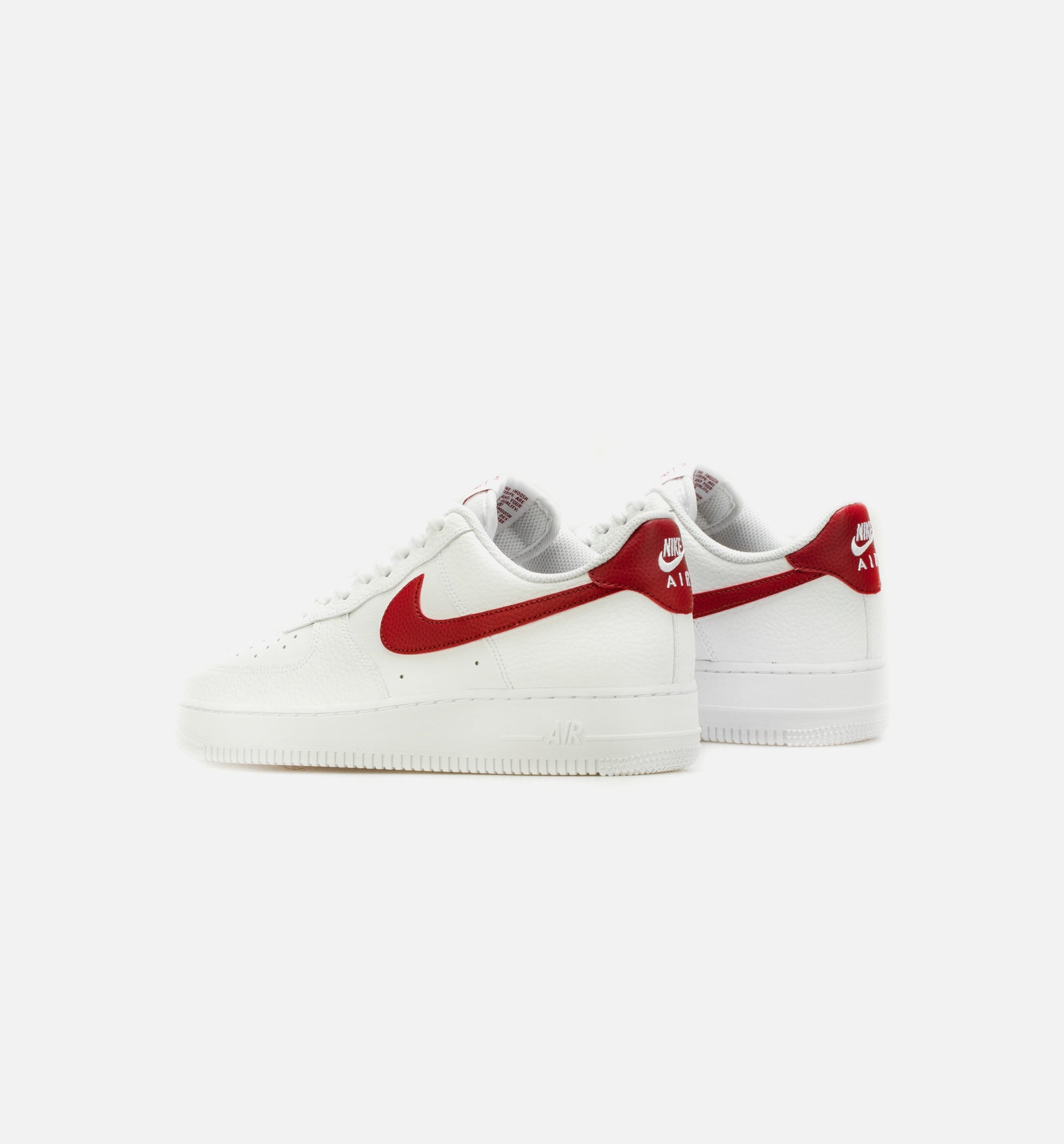 nike air force white noble red
