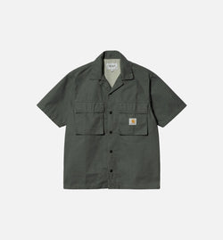 CARHARTT WIP SS23-I030456
 Wynton Mens Short Sleeve Shirt - Olive Image 0