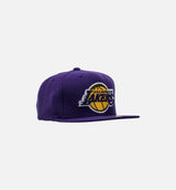 Los Angeles Lakers NBA Snapback Hat Men's - Purple/Yellow