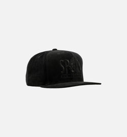 MITCHELL & NESS (SLD) 160AZ MTC 5SPUR
 San Antonio Spurs NBA Bottom Line Logo Snapback Hat Men's - Black Image 0