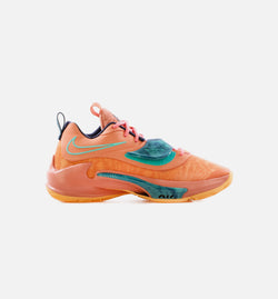 NIKE DA0694-600
 Zoom Freak 3 Mens Basketball Shoe - Crimson Bliss/Dynamic Turquoise/Melon Tint/Thunder Blue - Free Shipping Image 0