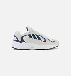 ADIDAS G27031
 Yung 1 Mens Shoe - Cloud White/Noble Green/Blue Image 0