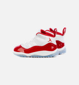 Air Jordan 11 Retro Infant Toddler Lifestyle Shoe - White/Red