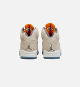 Air Jordan 5 Retro SE Craft Mens Lifestyle Shoe - Beige/Grey Free Shipping