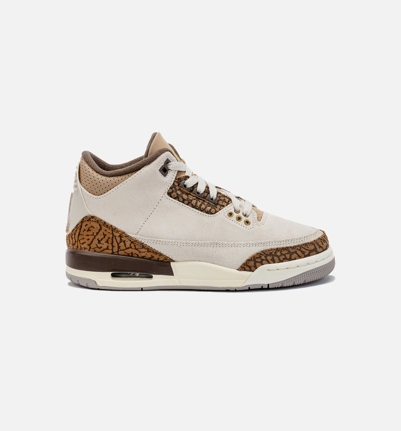 Air Jordan 3 Retro Palomino Grade School Lifestyle Shoe -  Light Orewood Brown/Palomino