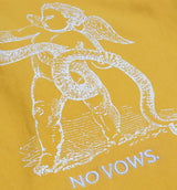 No Vows Core Fleece Hoody - Yellow/White