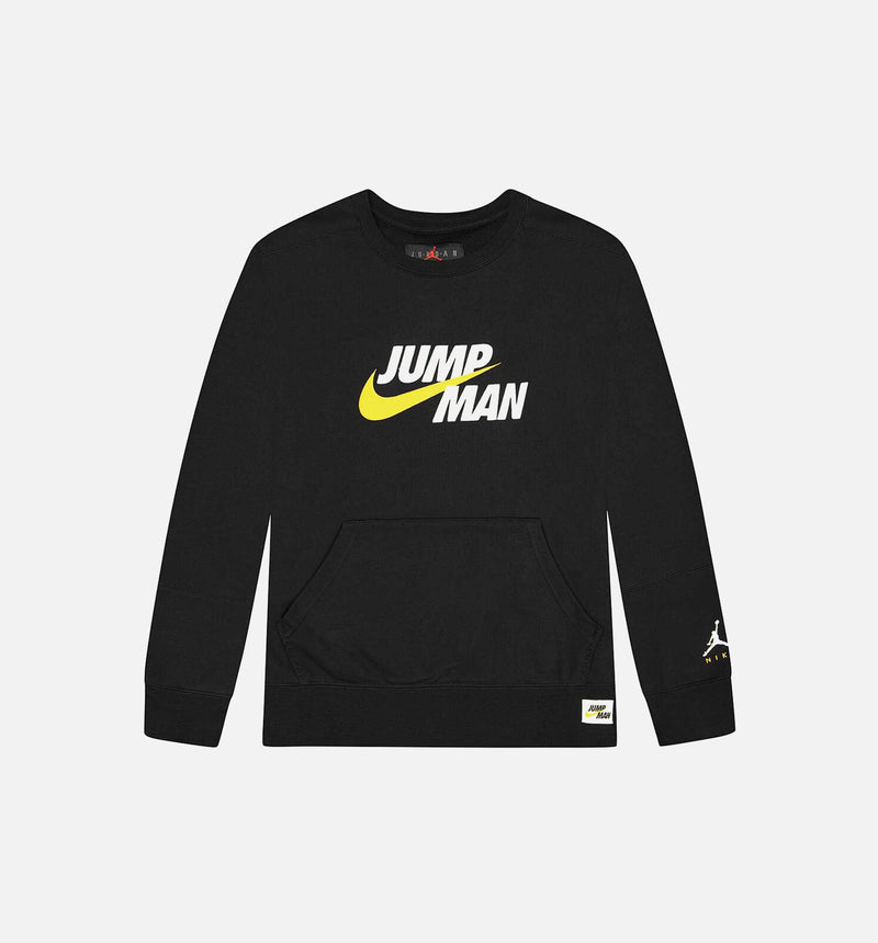 Jumpman Sweatshirt Mens Crew - Black