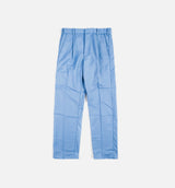 Pleated Front Mens Pants - Blue