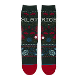 Slay Ride Crew Socks - Green