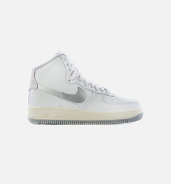 NIKE DC3590-101
 Air Force 1 High Sculpt Silver Womens Lifestyle Shoe - White/Silver Image 0
