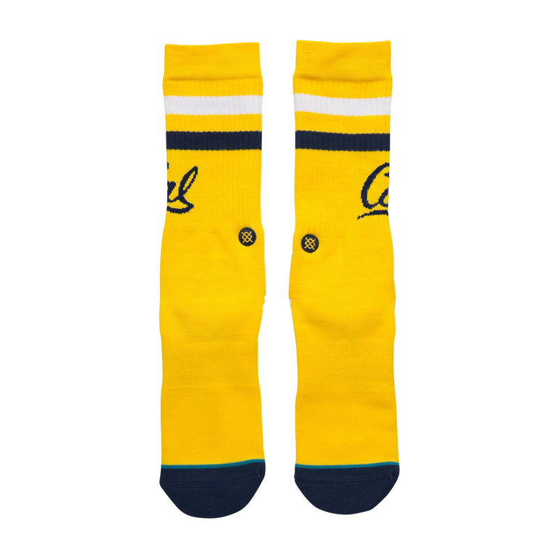 Cal Bear Mens Crew Socks - Gold