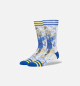 Tf Stephen Curry Classic Crew Socks Men's - Royal Blue/Yellow
