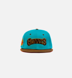 New Era San Francisco Giants 59FIFTY Mens Fitted Hat - Teal Blue/Brown