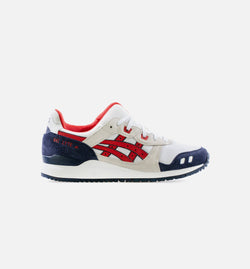 ASICS 1203A114.101
 Gel Lyte III Mens Lifestyle Shoe - White/Red Image 0