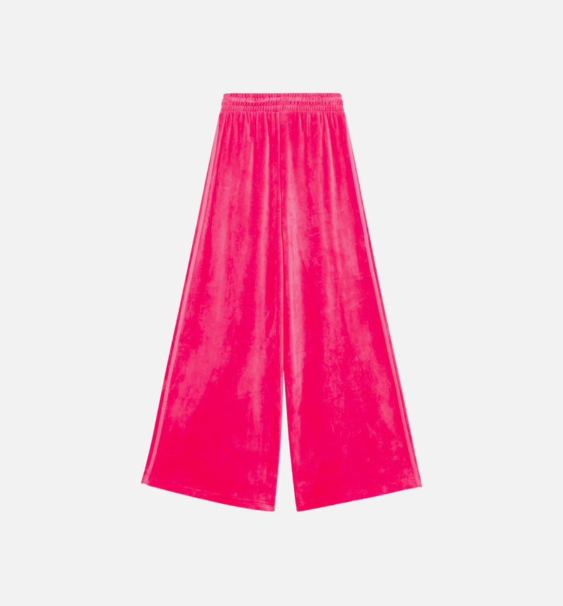 Jeremy Scott Velour Track Pant Womens Pants - Pink