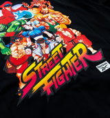 Street Fighter Graphic Mens Short Sleeve Shirt - Black