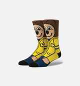 Oski Mens Crew Socks - Gold